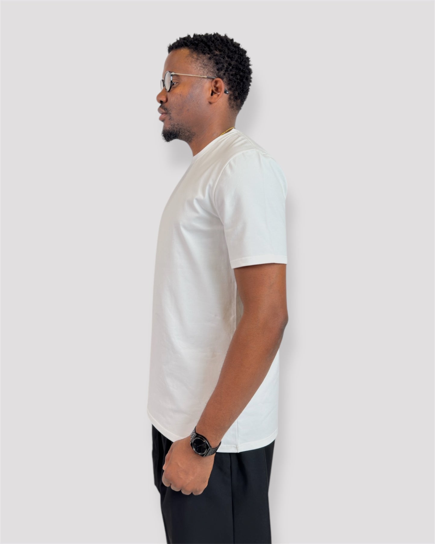 Luxe Essential Tee – White Edition