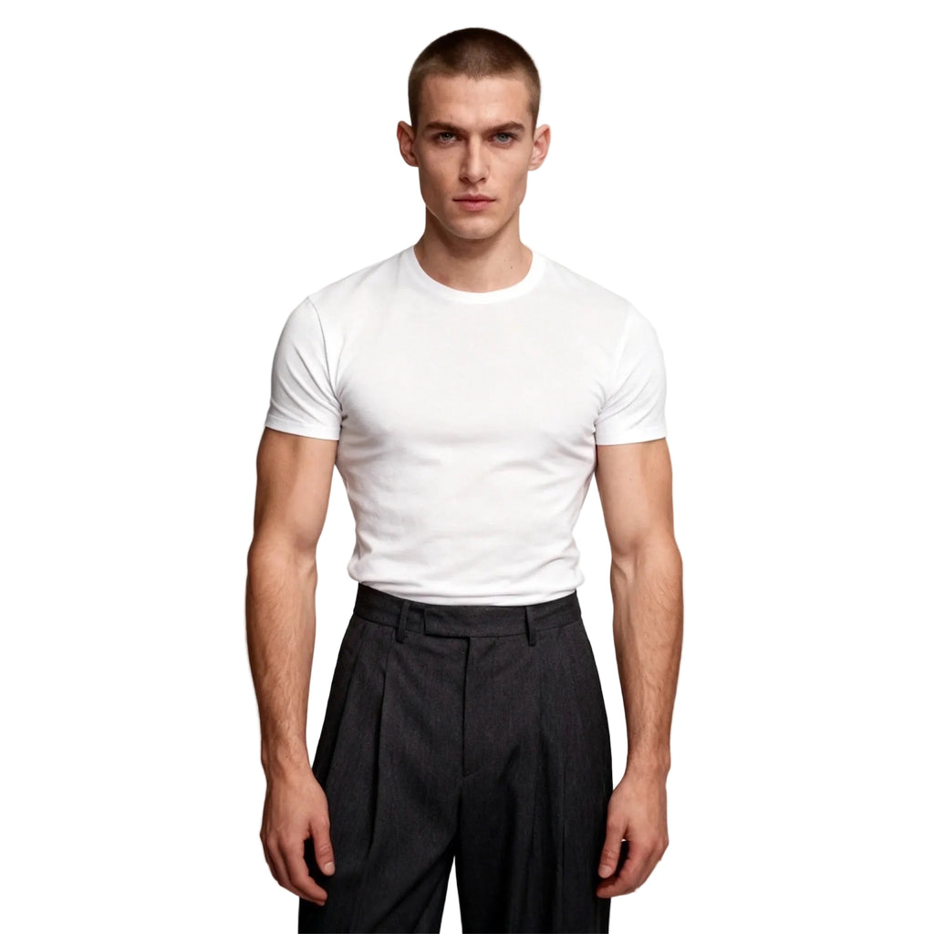 Luxe Essential Tee – White Edition