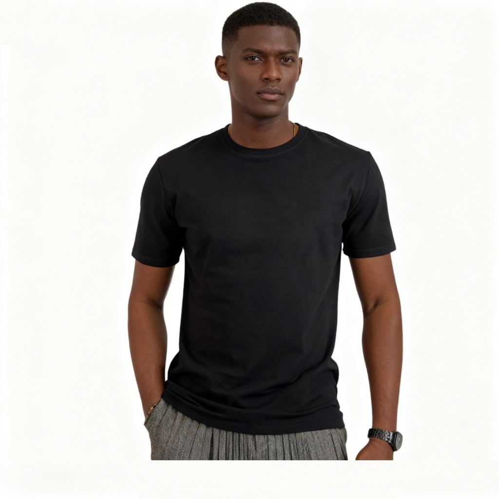 Luxe Essential Tee – Black Edition